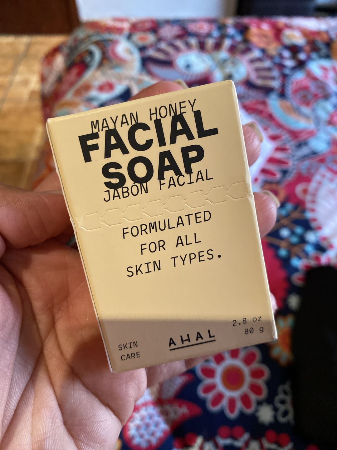 Customer photo review of Mayan Honey Facial Soap / Jabón Facial de Miel Maya