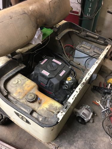 Customer photo review of Predator 22hp Installation Kit for 1994-2008 EZ-GO TXT / Medalist / Workhorse
