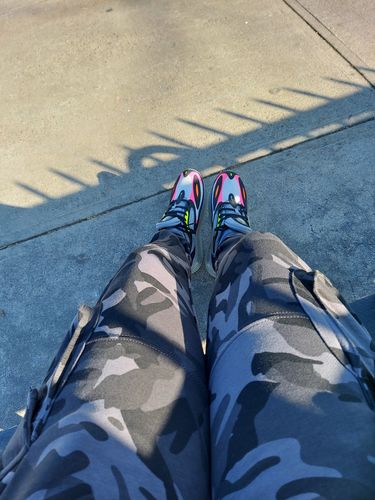 Customer photo review of PR Premium Cargo Joggers- PR204- Black Camo
