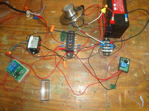 Customer photo review of DC 12V Latching 2 Channel Remote Control Wireless ON OFF Switch Set 12 Volt