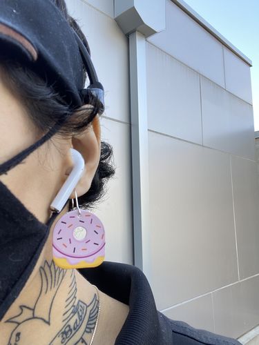 Customer photo review of The Book of Pop Out Earrings