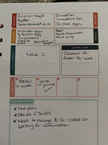 Customer photo review of Phase 3 - Daily Productivity Inserts - Refill