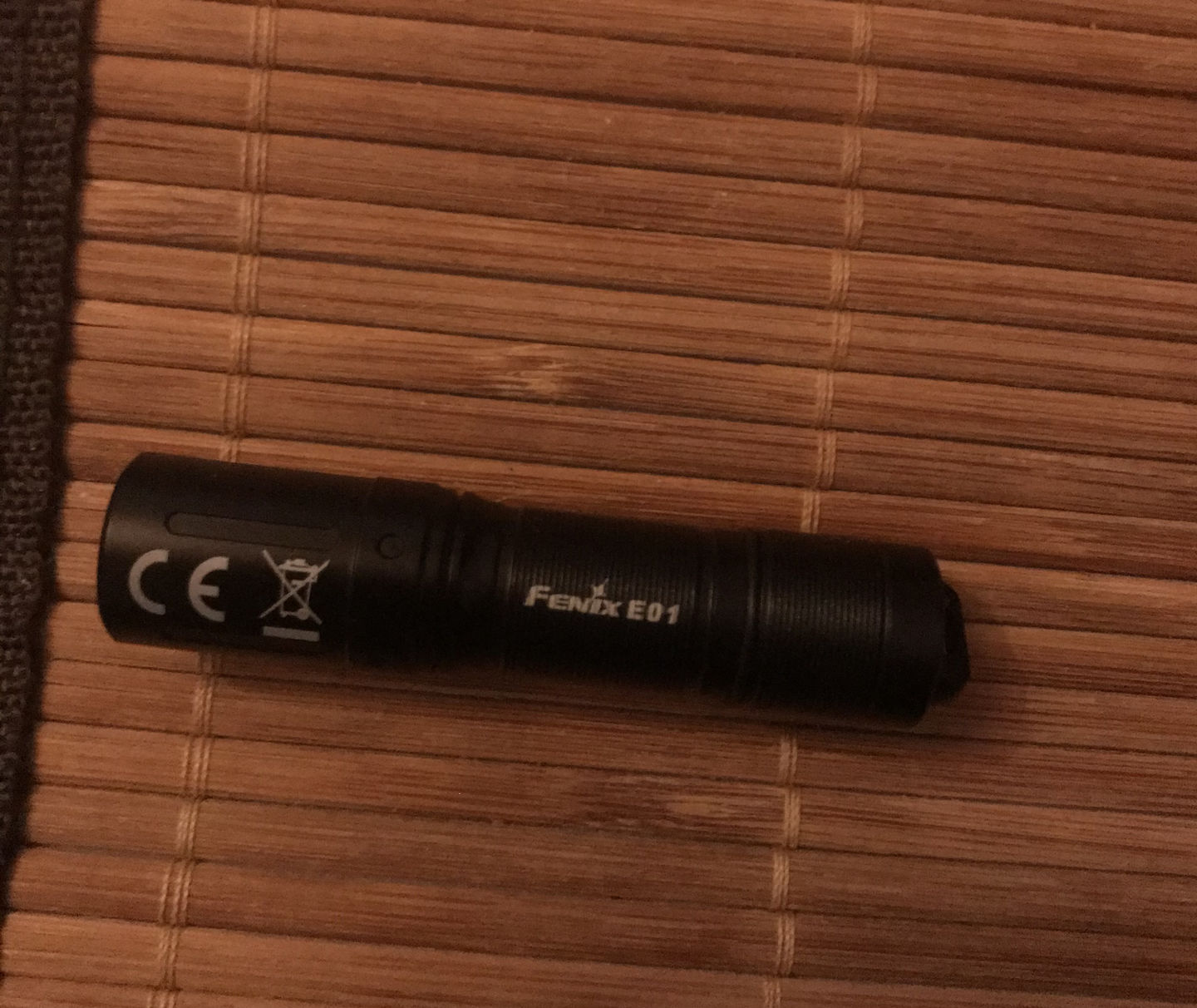 Customer photo review of Fenix E01 V2.0 - 100 lumens - piles AAA - 35 mètres de portée