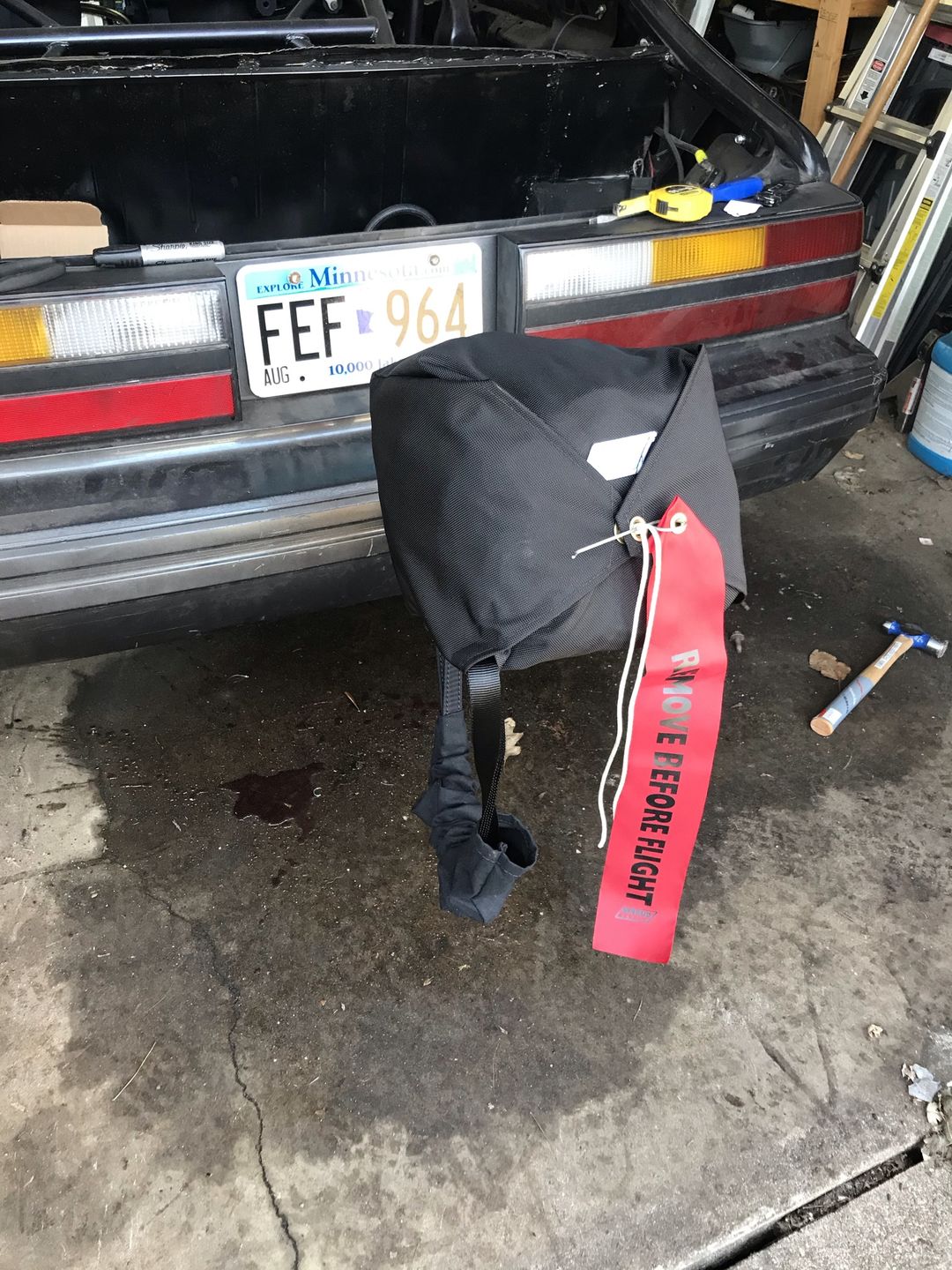 Customer photo review of Stroud Remove Before Flight Safety Tag/Pin
