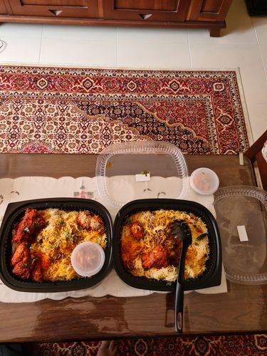 Customer photo review of BEE HOON BRIYANI SET