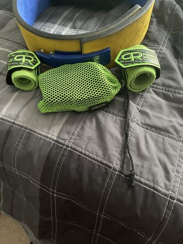 Customer photo review of Personal Record Heavy Duty Premium Straps-PR902- Black/Neon