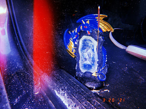 Customer photo review of Crystal Cavern Dragon LED Backflow Incense Burner Nightlight