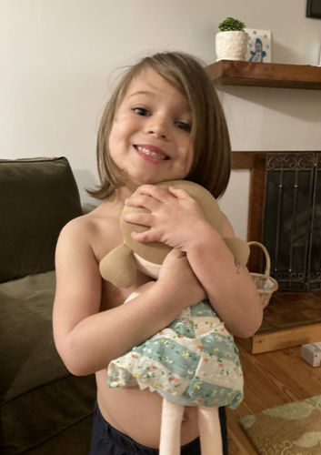 Customer photo review of Leyadoll Soft Plush Personalized Leya Doll, My First Baby Doll