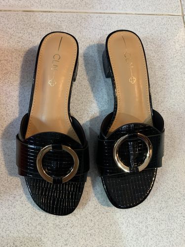 Customer photo review of Grazia Heel Slides