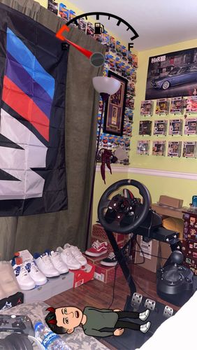 Customer photo review of CLASSIC Steering Wheel Stand