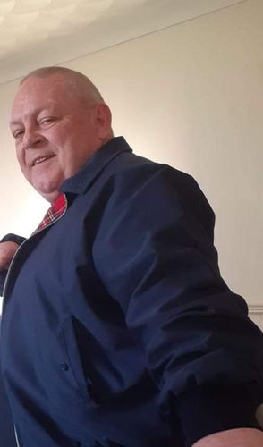 Customer photo review of Mens Classic Harrington Jacket - Navy