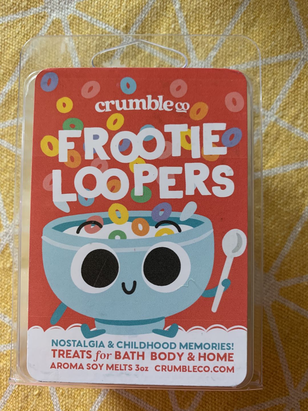 Customer photo review of Frootie Loopers Wax Melts