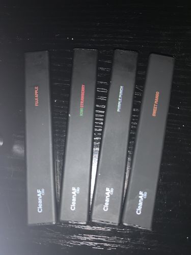 Customer photo review of 100 mg CBD Disposable Vape ~ CleanAF PUFF in 9 Flavors