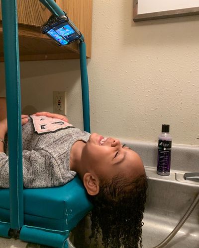 Customer photo review of Shampoo Mat Mini