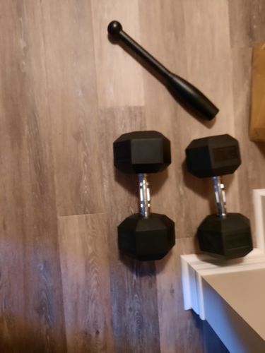 Customer photo review of Hex Head Dumbbell (singles)