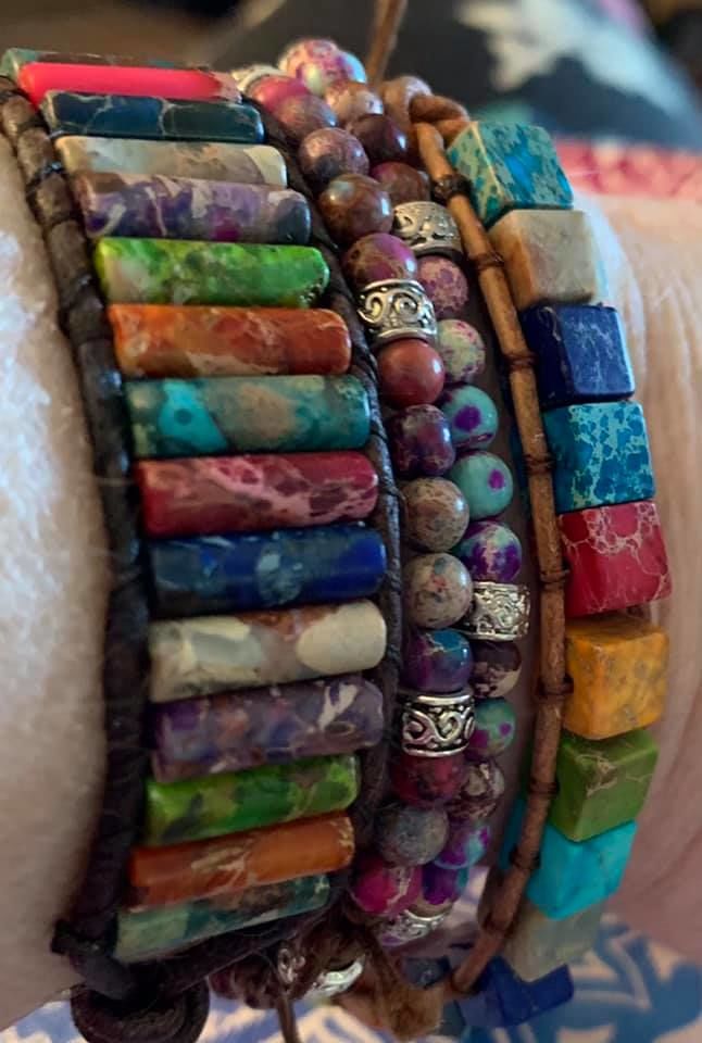 Customer photo review of Chakra Energy Bracelet