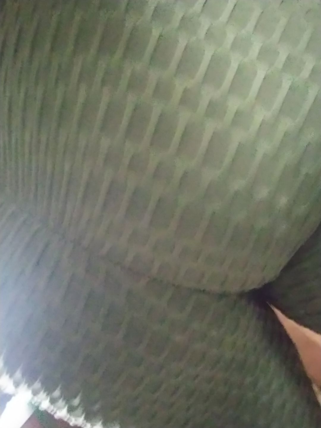 Customer photo review of Anti-Cellulite High Waisted Textured Leggings
