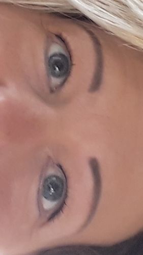 Customer photo review of Magic Eyeliner Set - Natural