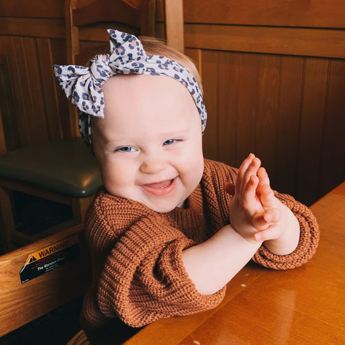 Customer photo review of Chunky knit sweater in rust