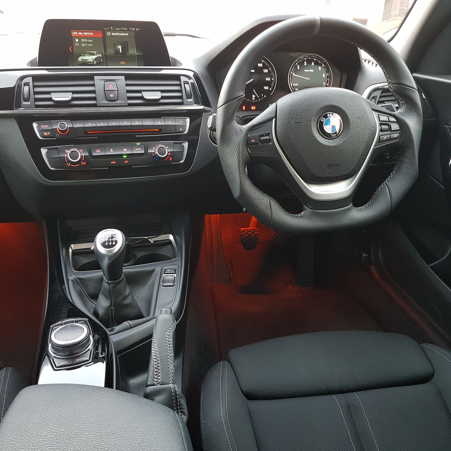 Customer photo review of MHC BMW Interior Footwell Lighting For F Series Models