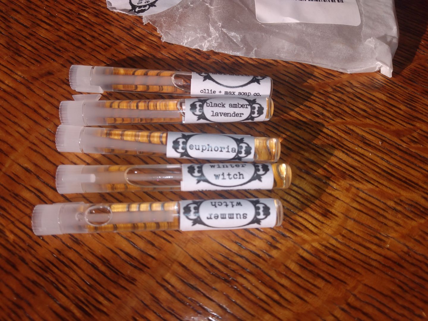 Customer photo review of Perfume Oil - Sample Set