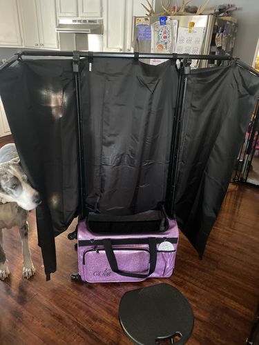 dance bag with changing station