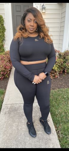 Customer photo review of GODDESS FIT LEGGINGS
