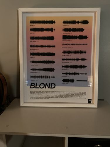 Customer photo review of "Blond" by Frank Ocean