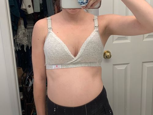 Customer photo review of Momma's Comfy Maternity Bra