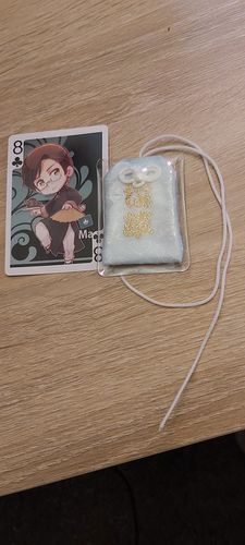 Customer photo review of Omamori Bleu - Santé et Succès