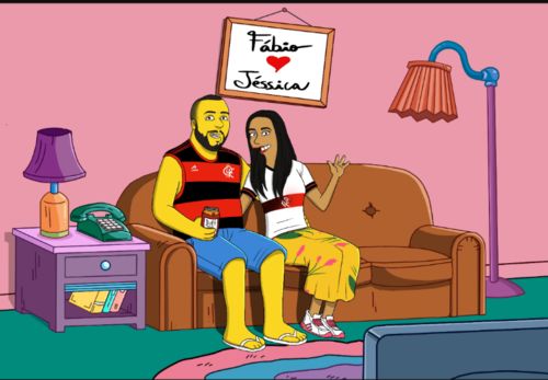 Customer photo review of RETRATO EM ARQUIVO DIGITAL FAMILIA AMARELA