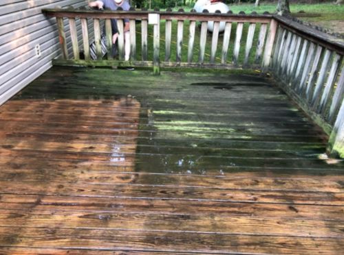 Customer photo review of Professional Pressure Washer Surface Cleaner