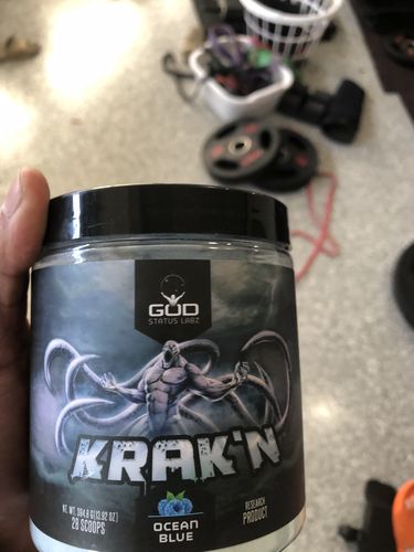 Customer photo review of God Status Labz Krak'n Pre-Workout (PRE-ORDER)