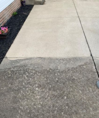 Customer photo review of Professional Pressure Washer Surface Cleaner