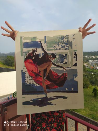 Customer photo review of La bailarina en rojo