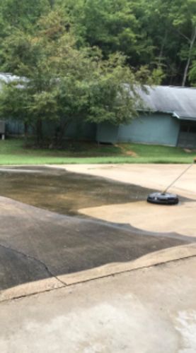 Customer photo review of Professional Pressure Washer Surface Cleaner