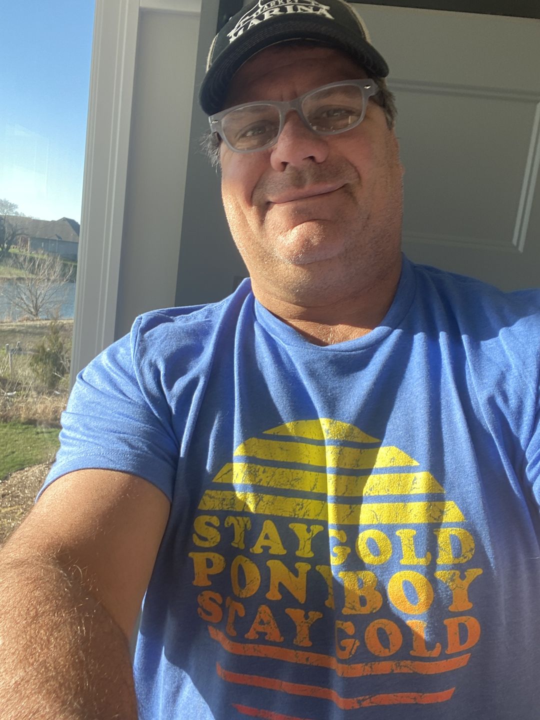 Customer photo review of Stay Gold Ponyboy Men's/Unisex Super Soft Tee