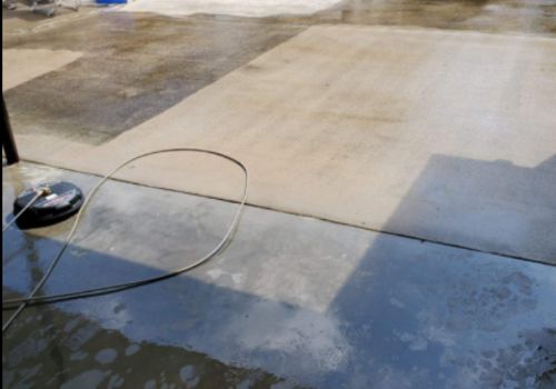 Customer photo review of Professional Pressure Washer Surface Cleaner