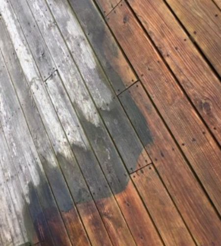 Customer photo review of Professional Pressure Washer Surface Cleaner