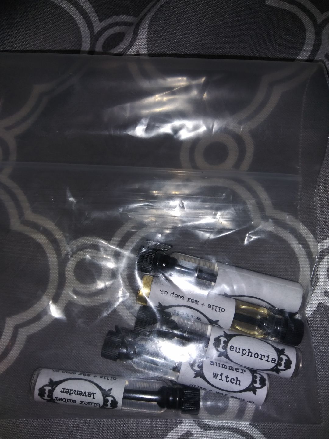 Customer photo review of Perfume Oil - Sample Set