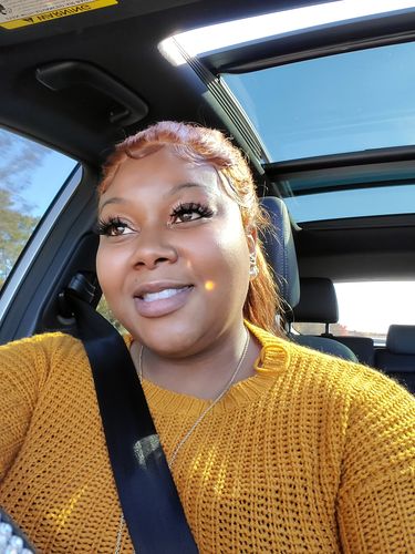 Customer photo review of Premium Hazel Prescription Contact Lenses