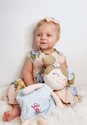Customer photo review of Personalized Leyadoll (Blue) with Gift Bag