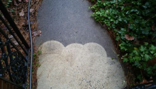 Customer photo review of Professional Pressure Washer Surface Cleaner