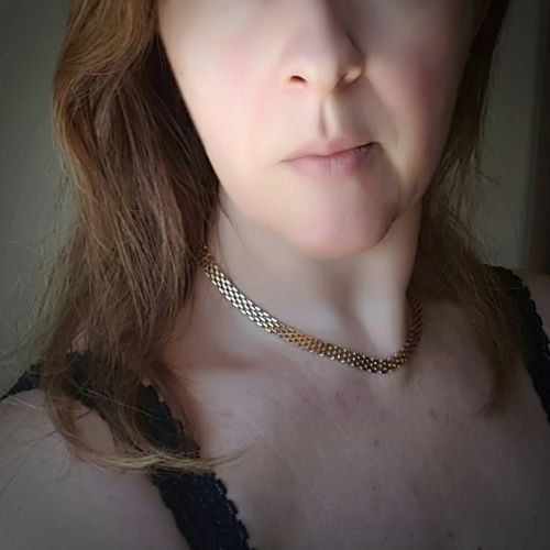 Customer photo review of Woven Collar chain