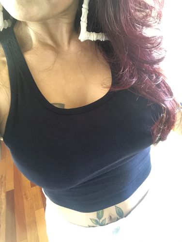 Customer photo review of Melly Top  Navy