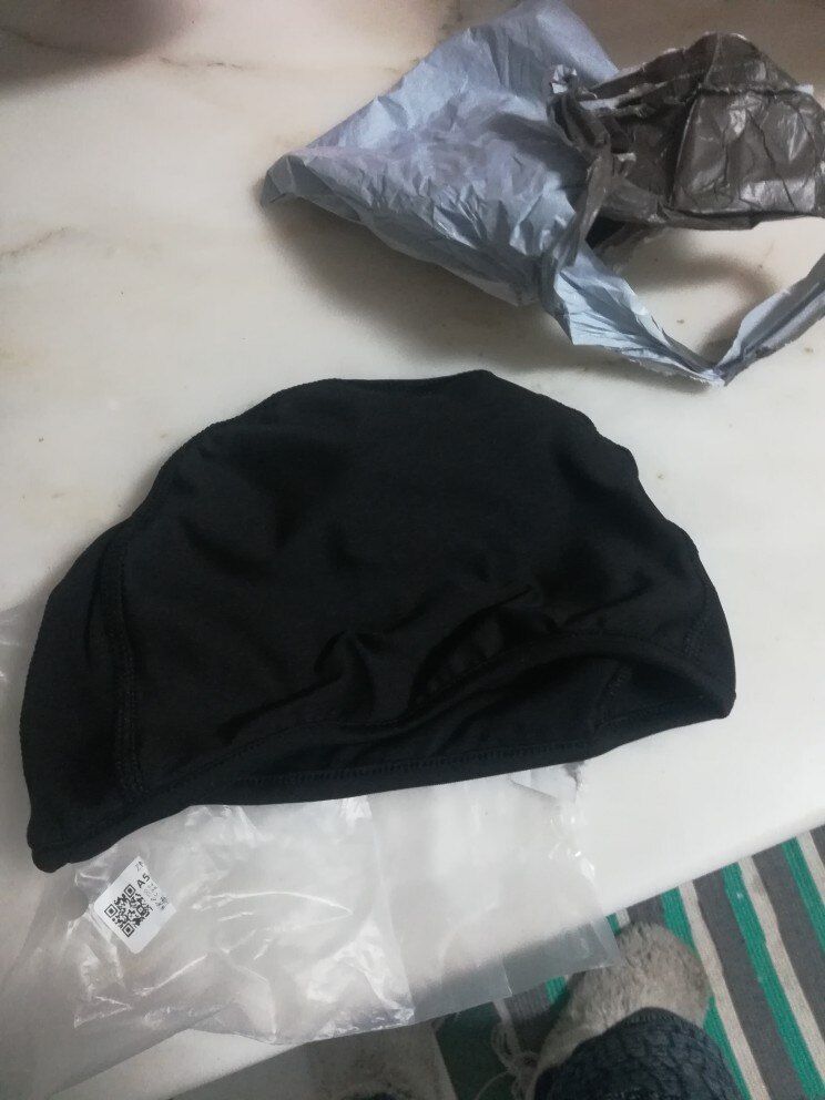 Customer photo review of Cooling Helmet Liner Skull Cap