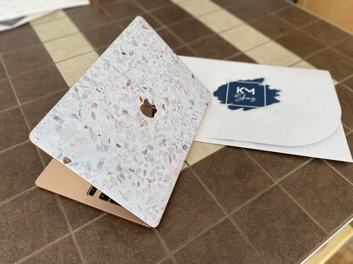 Customer photo review of Dapple MacBook skin