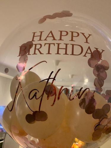 Kundenbewertung mit Foto zu BALLOONIZER - Ballon Konfigurator