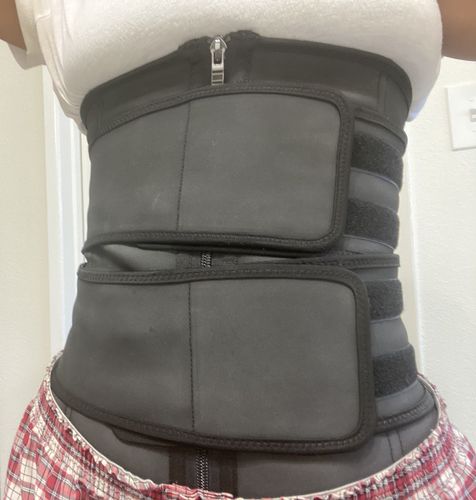 Customer photo review of Lux Latex Double Abdominal Belt