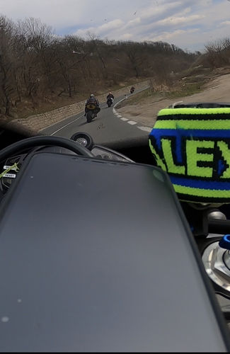 Customer photo review of Shoei RF-1200/NXR Camera Mount